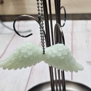 Rearview Mirror Wing Charms. Glow In The Dark. Custom Made Resin